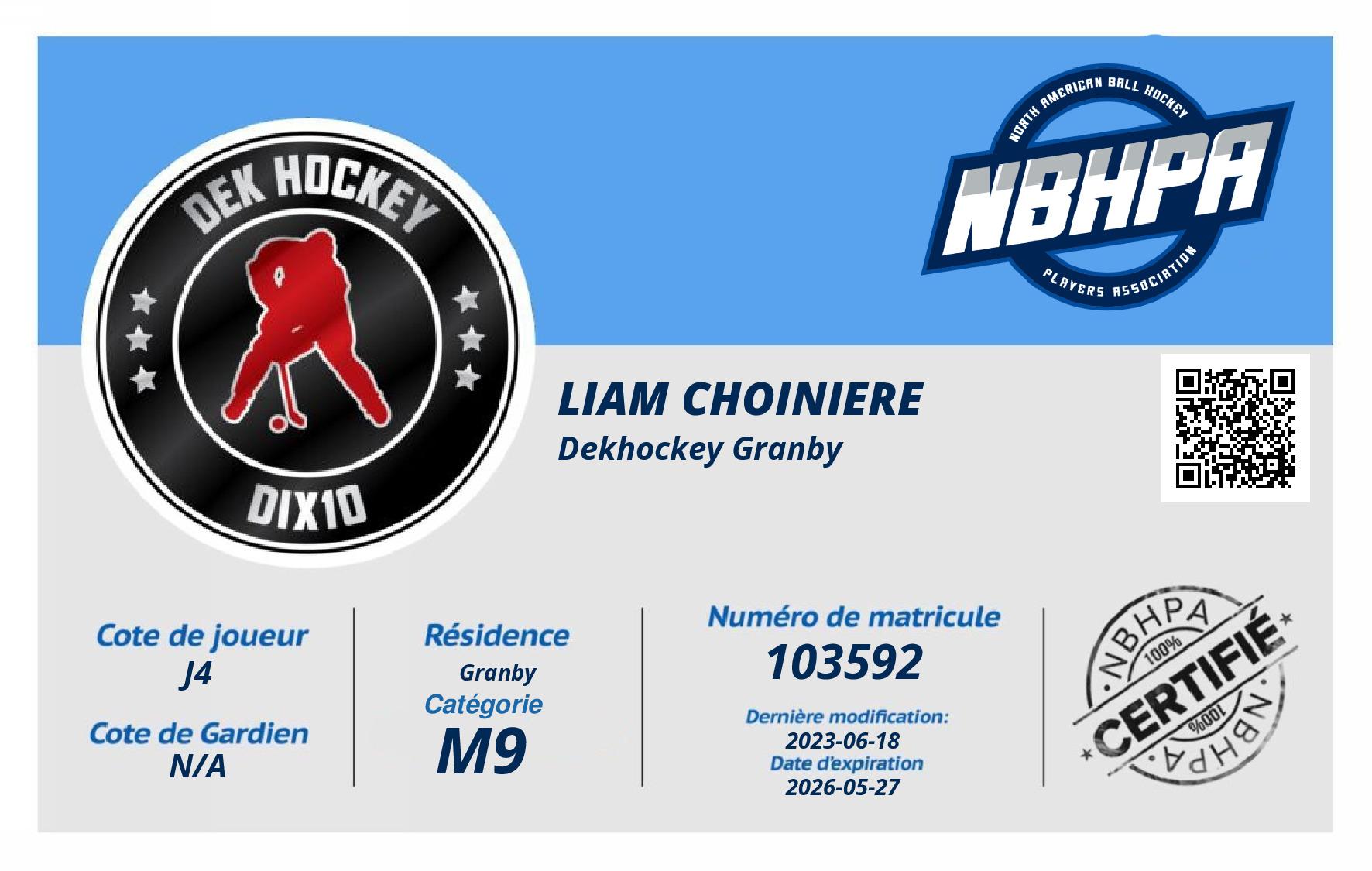 Liam Choiniere