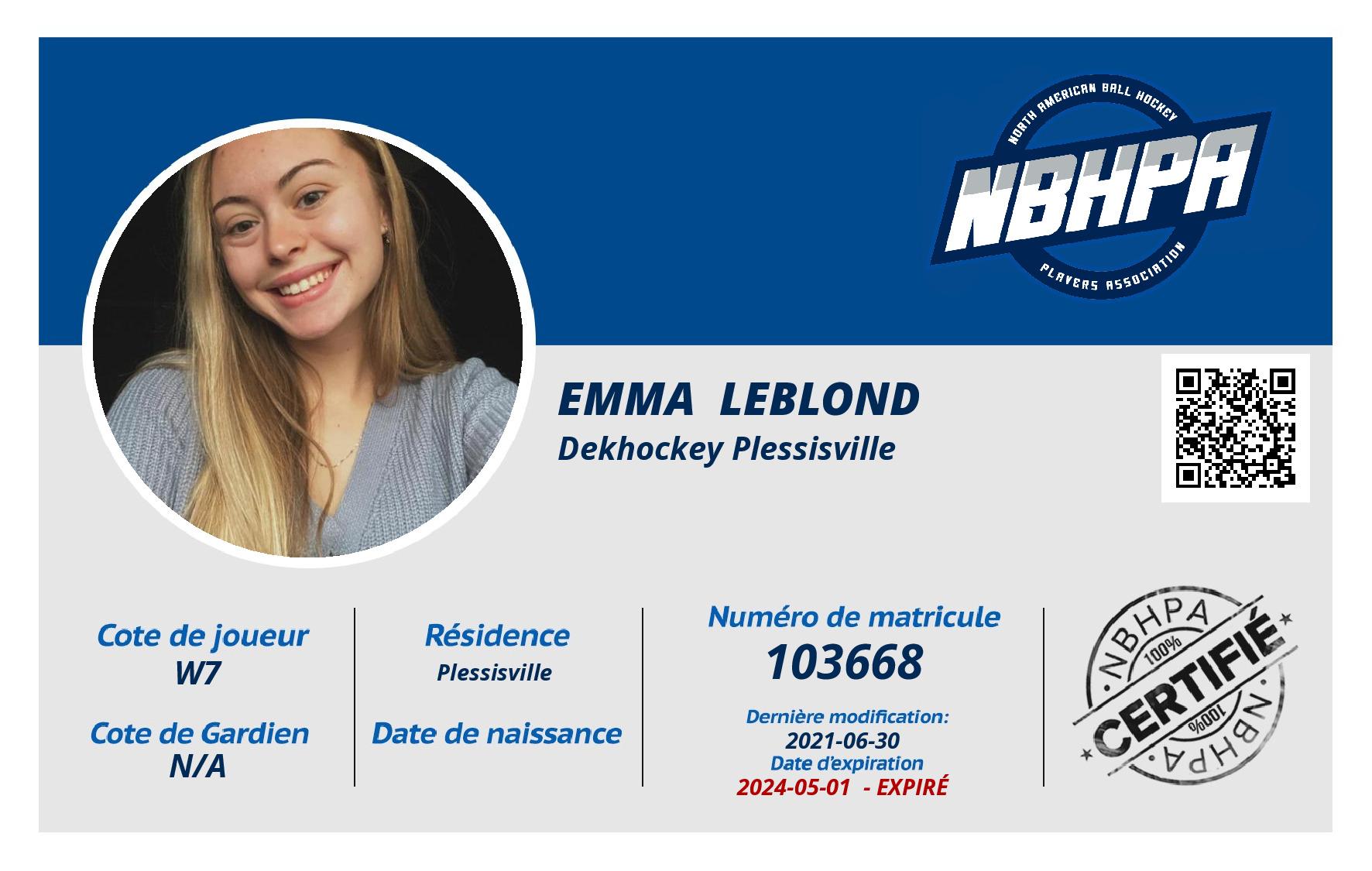Emma  Leblond 