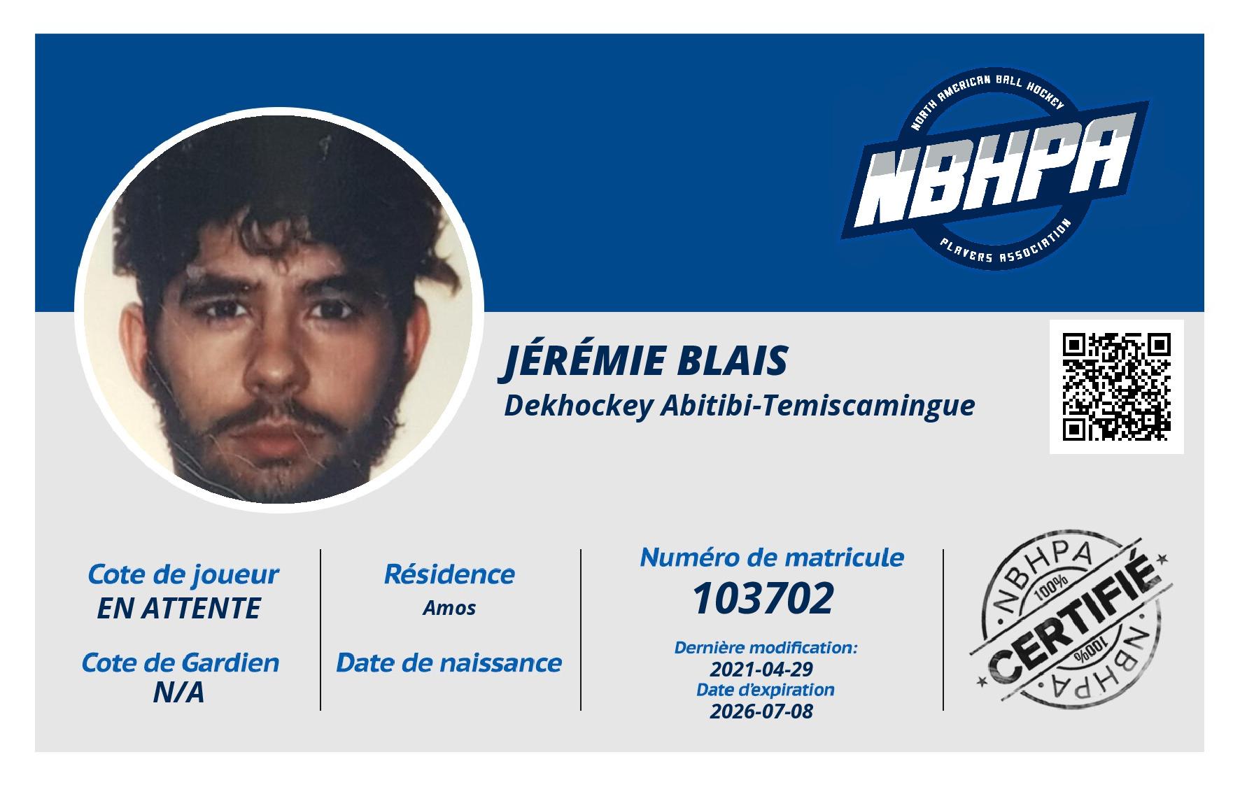 Jérémie Blais