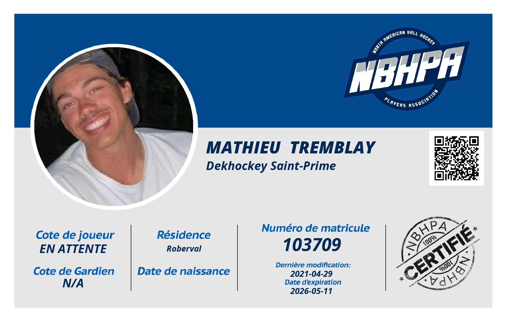 Mathieu  Tremblay