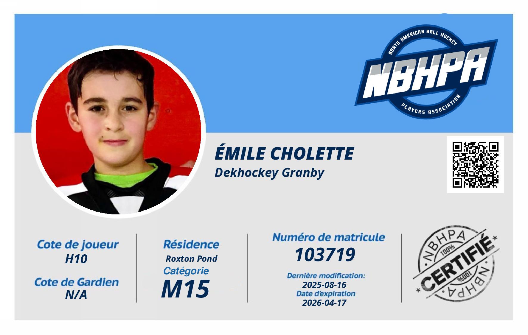 Émile Cholette