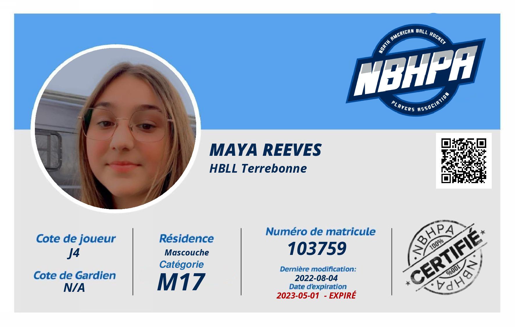 Maya Reeves