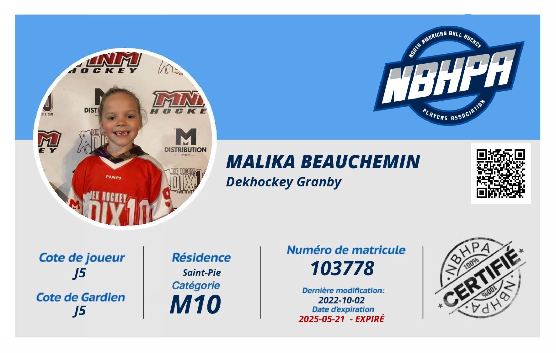Malika Beauchemin