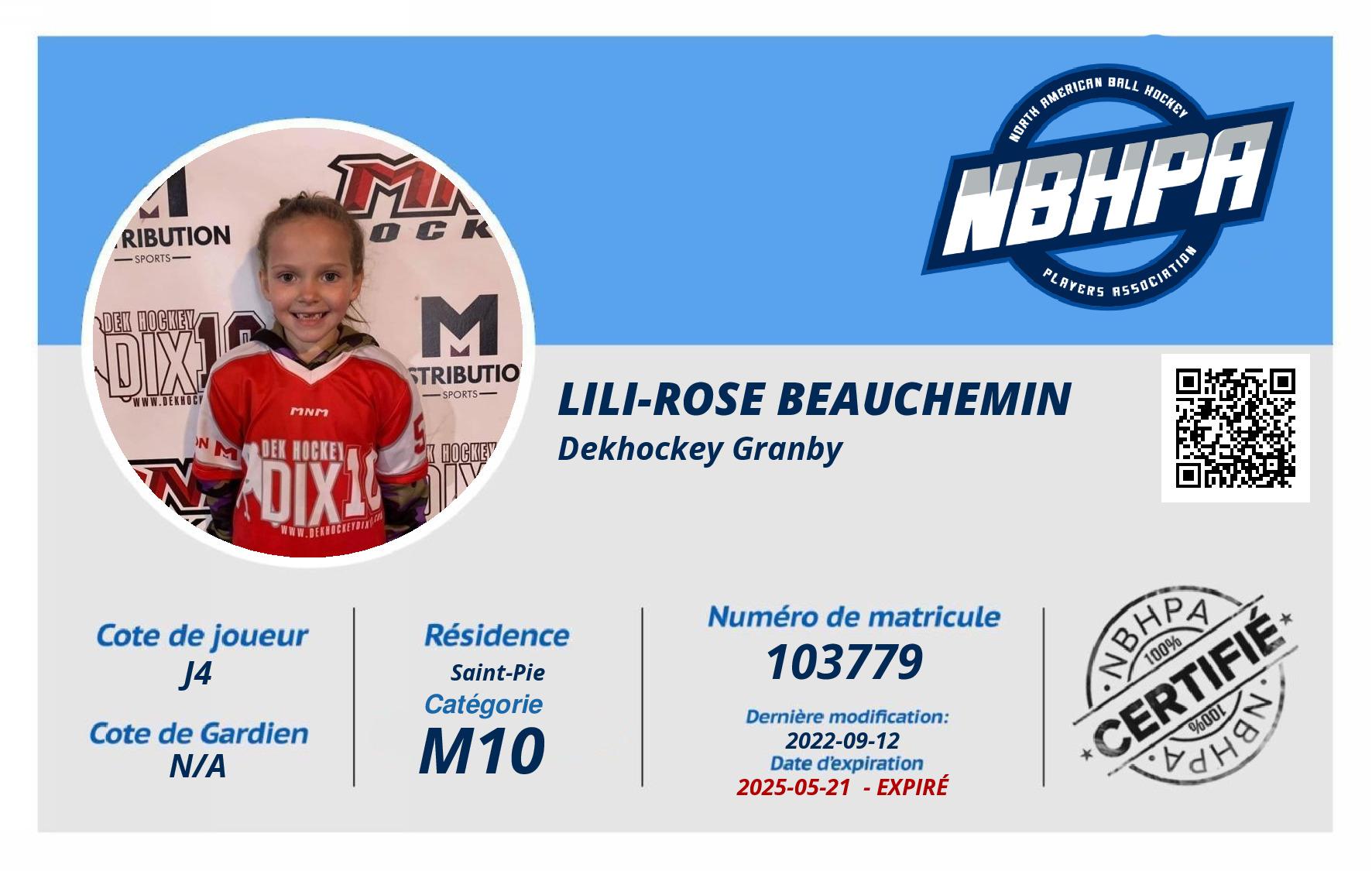 Lili-Rose Beauchemin
