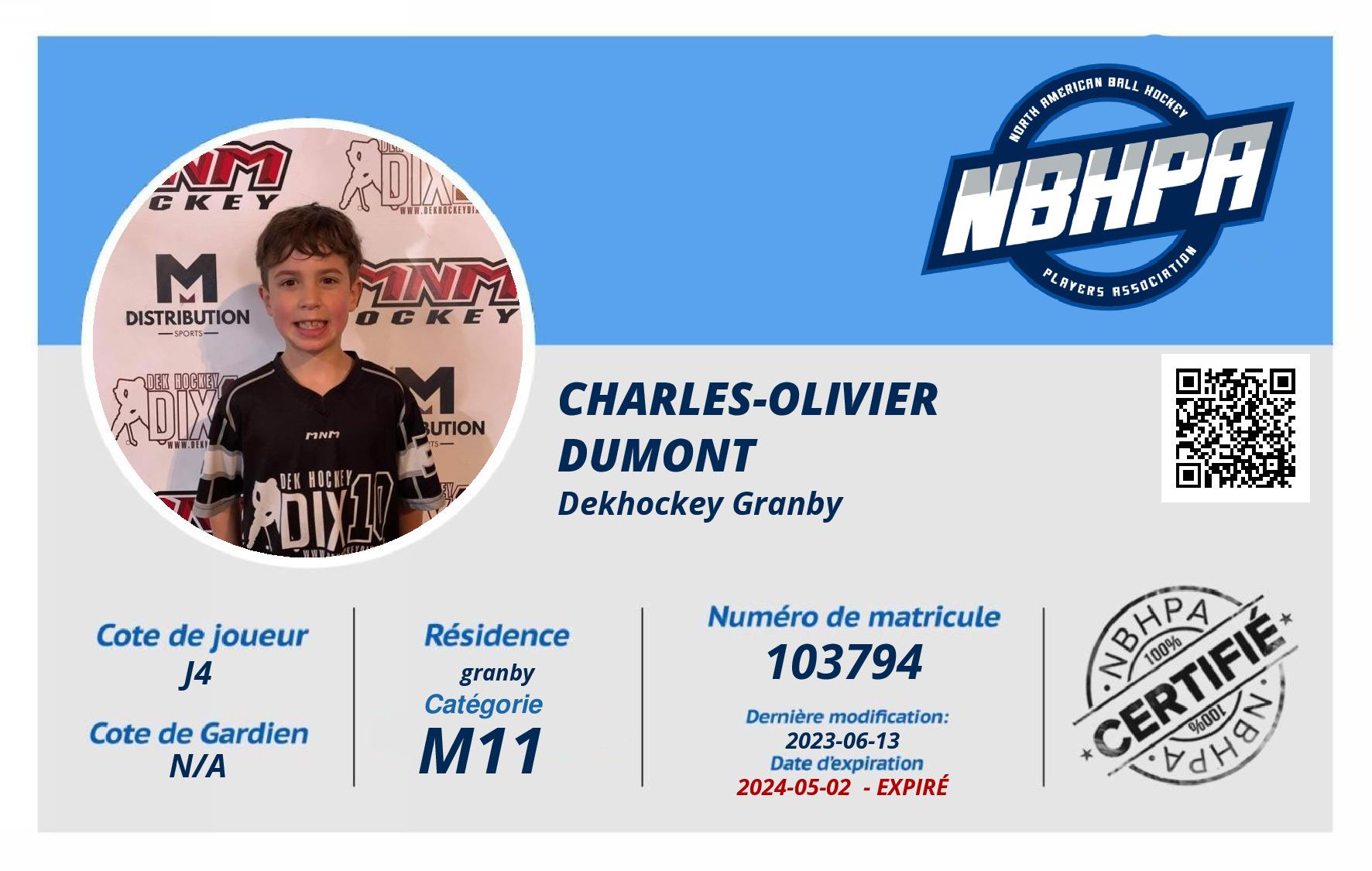 Charles-Olivier Dumont