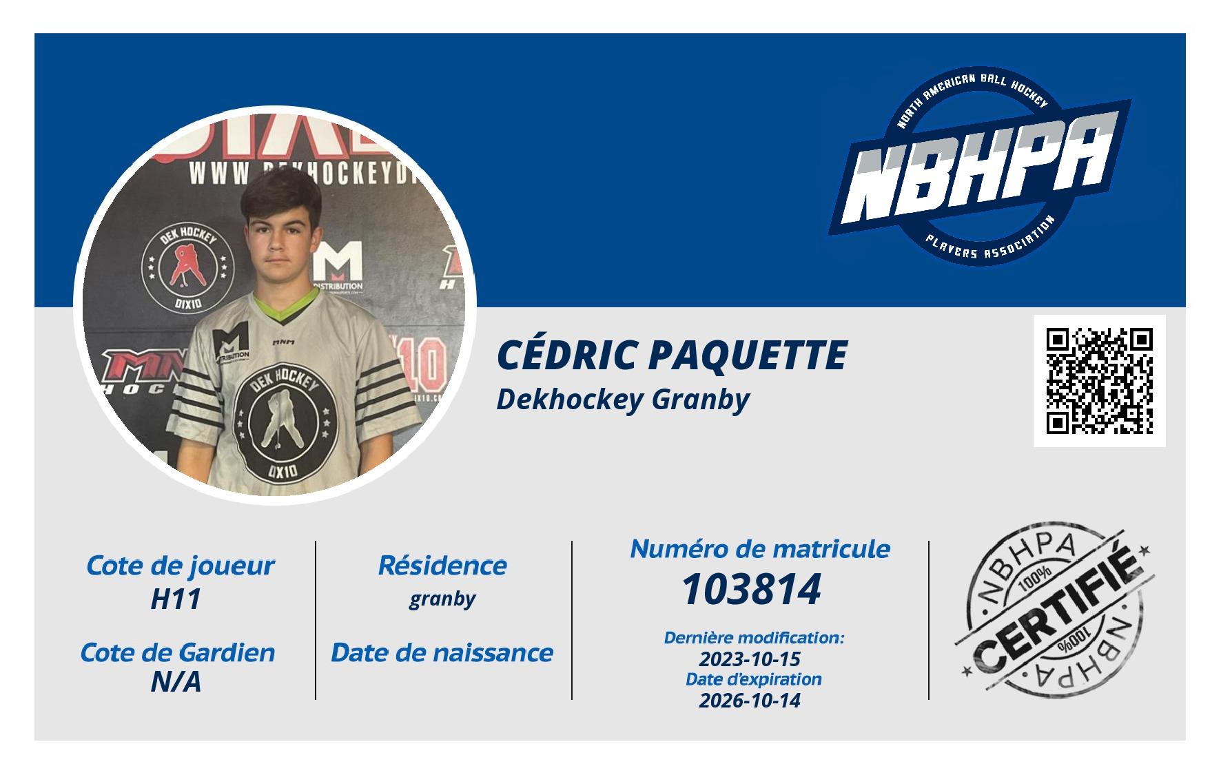 Cédric Paquette