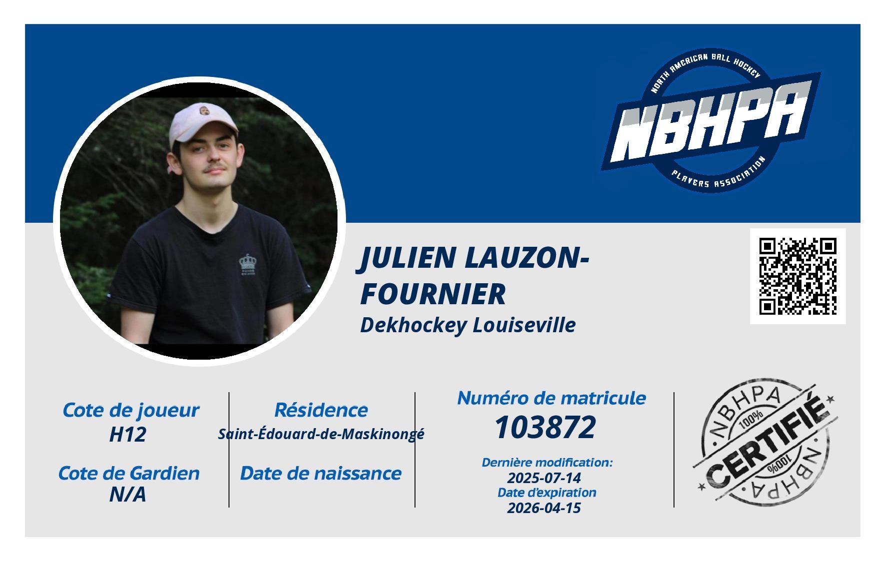Julien Lauzon-Fournier
