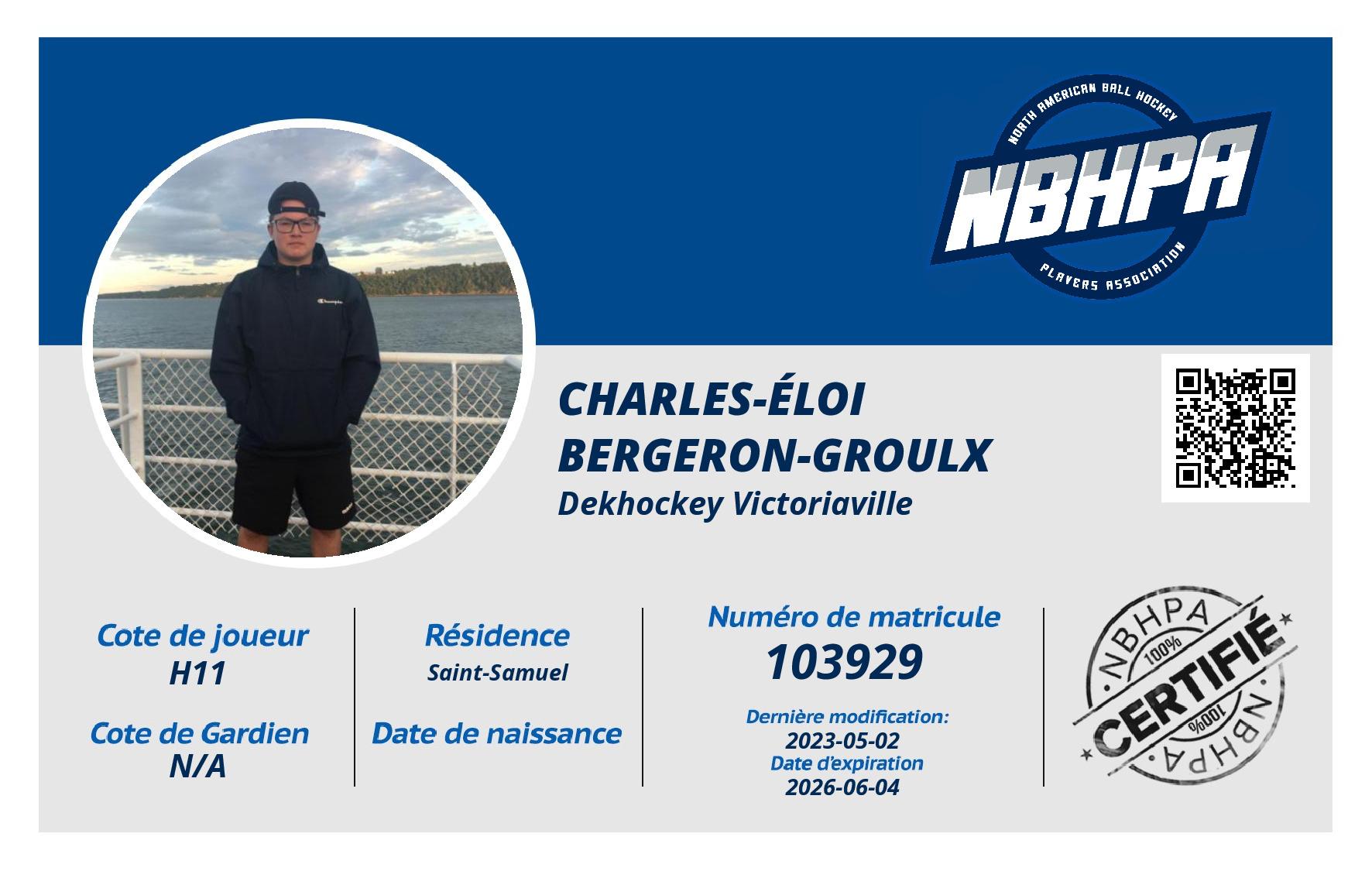 Charles-Éloi Bergeron-Groulx