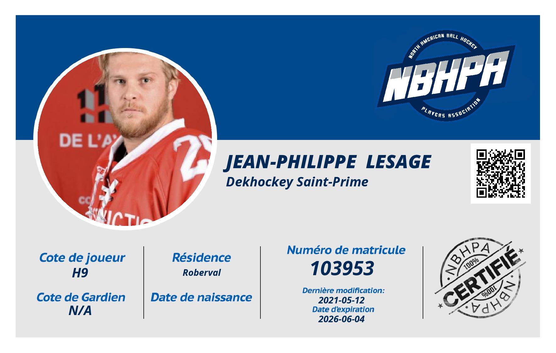 Jean-Philippe  Lesage
