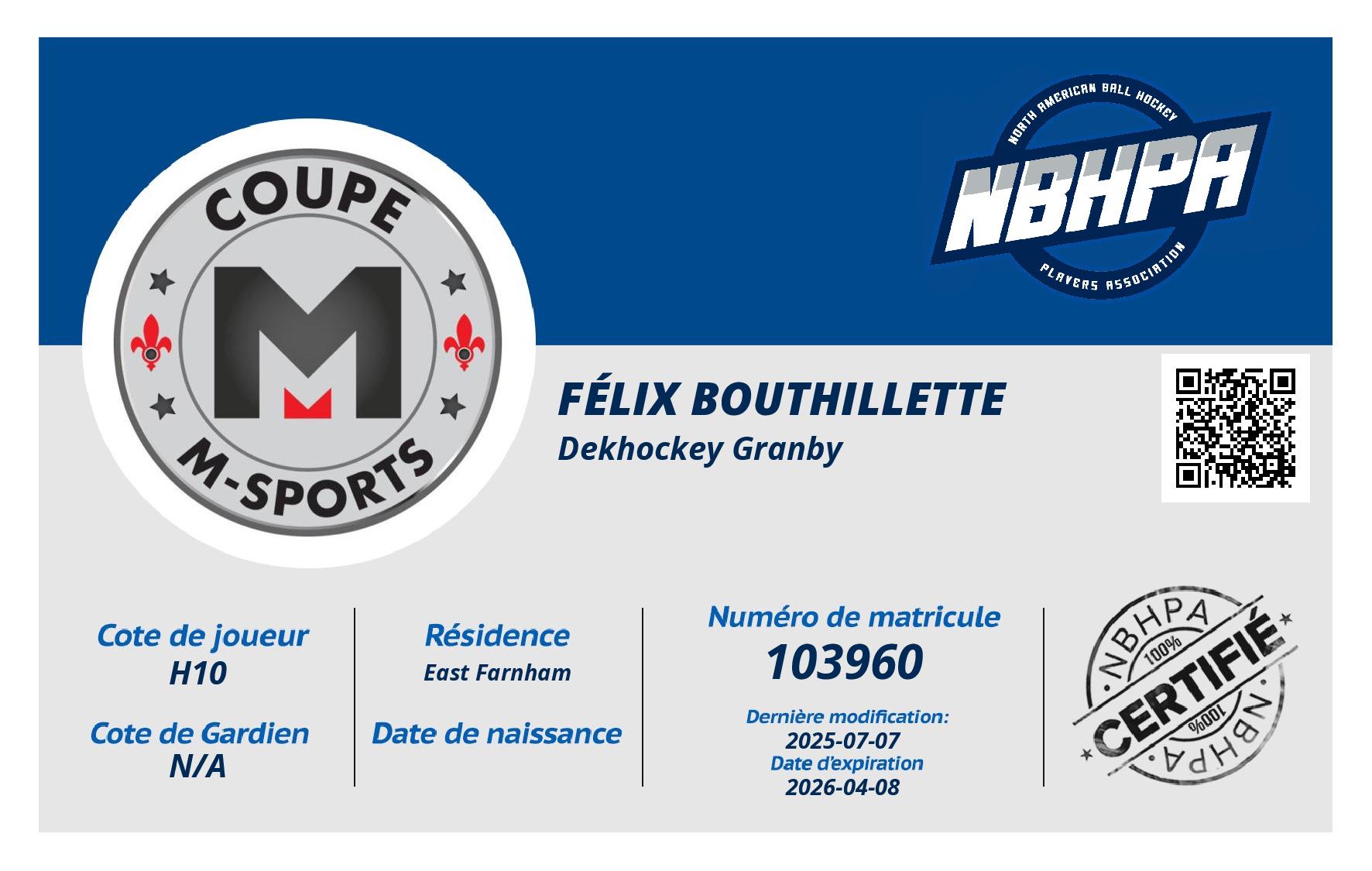 Félix Bouthillette