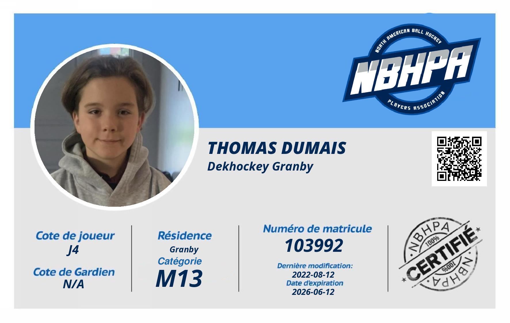 Thomas Dumais
