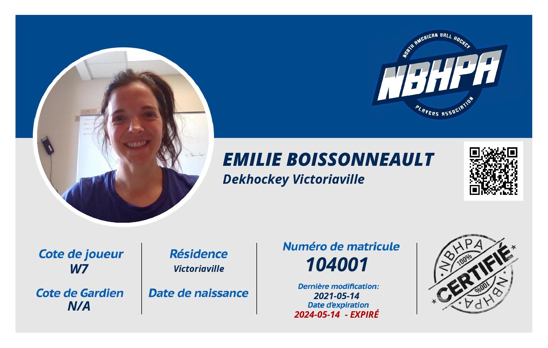 Emilie Boissonneault