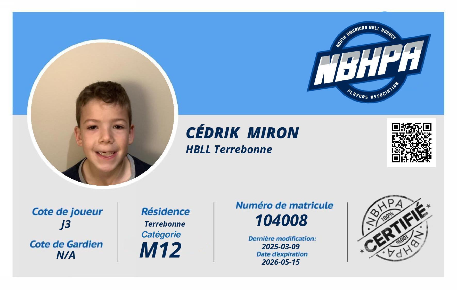 Cédrik  Miron