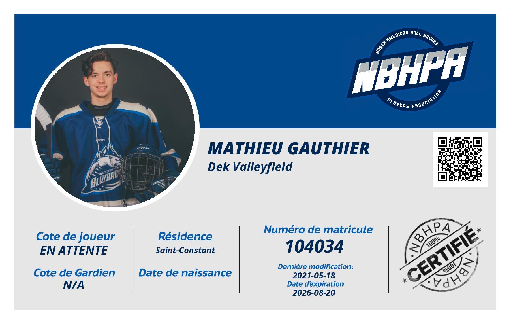 Mathieu Gauthier