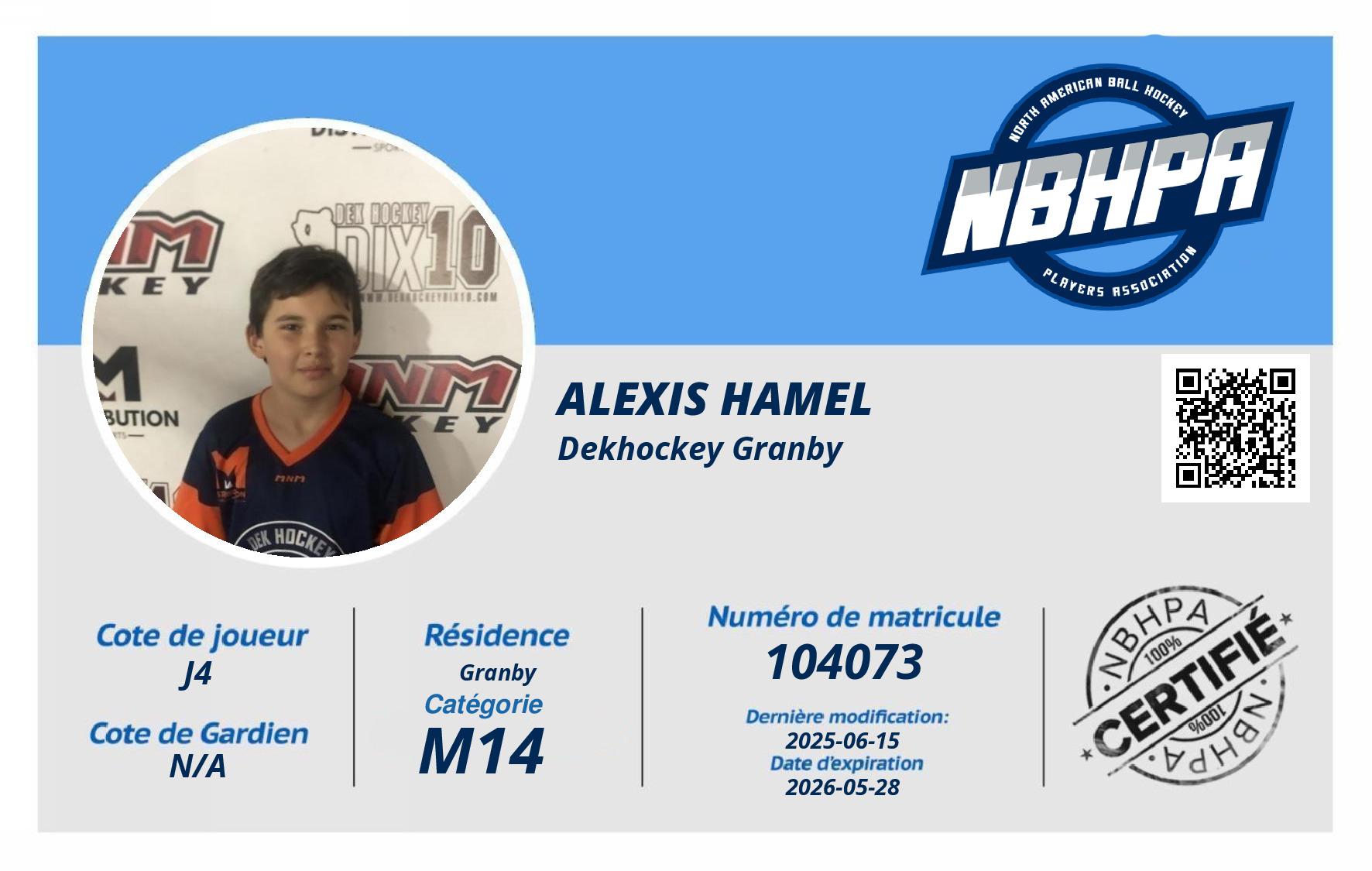 Alexis Hamel