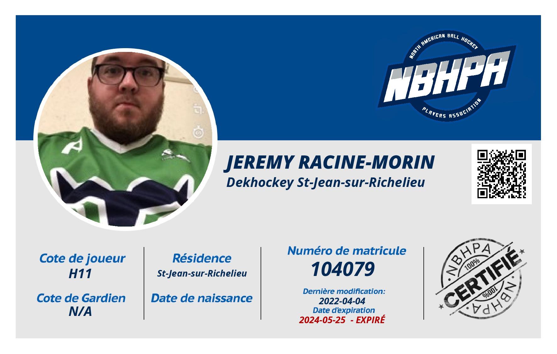 Jeremy Racine-Morin