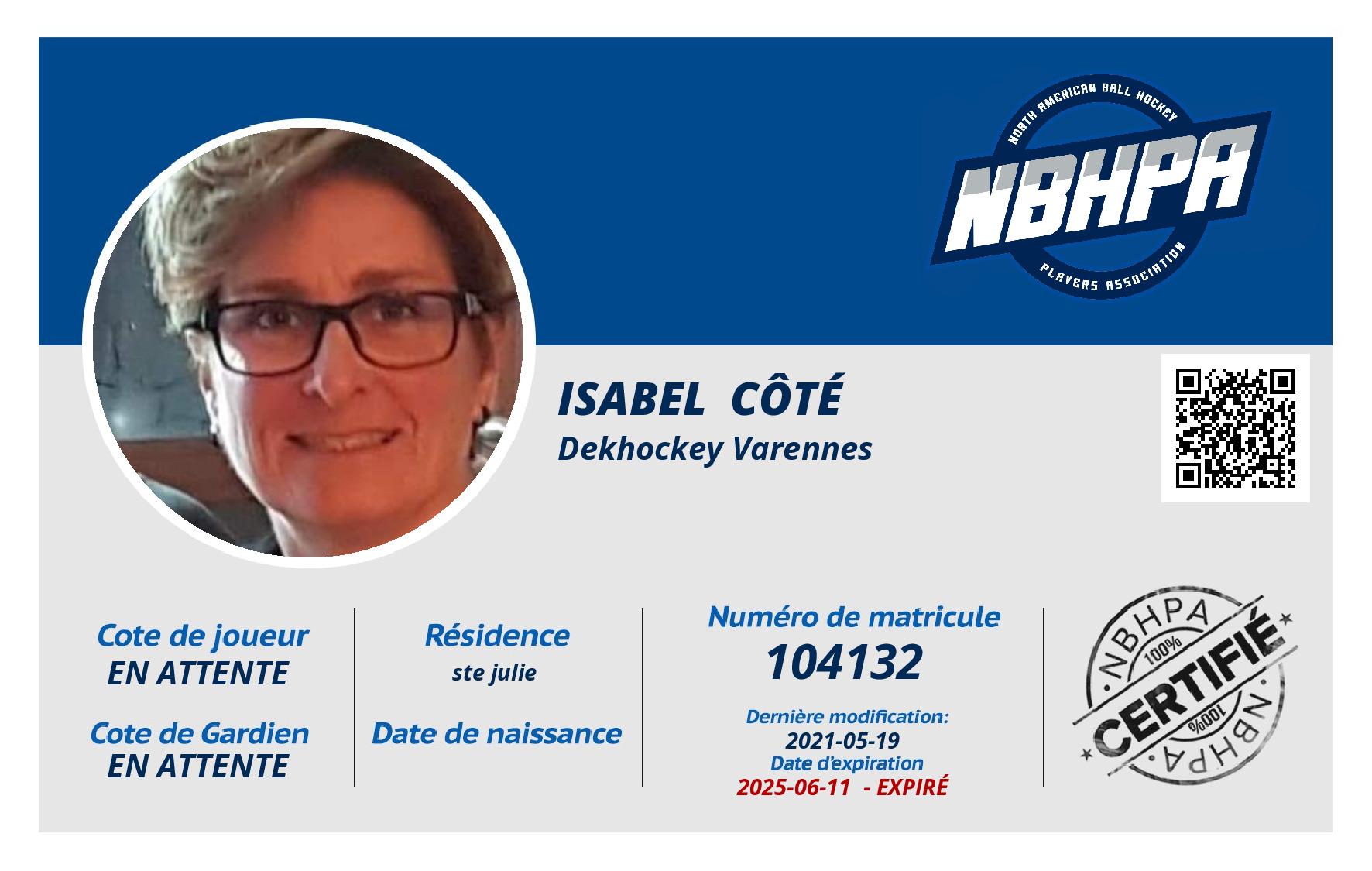 Isabel  côté 