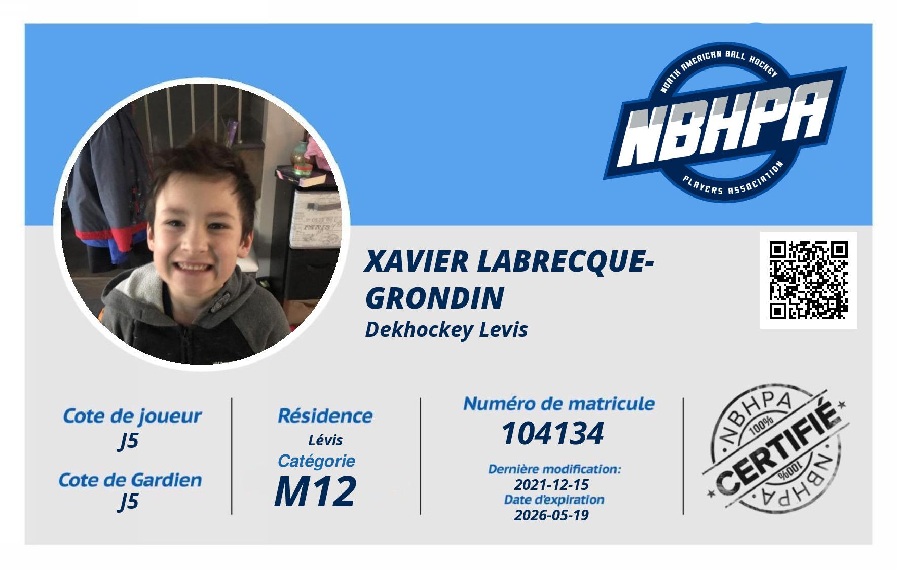 Xavier Labrecque-Grondin