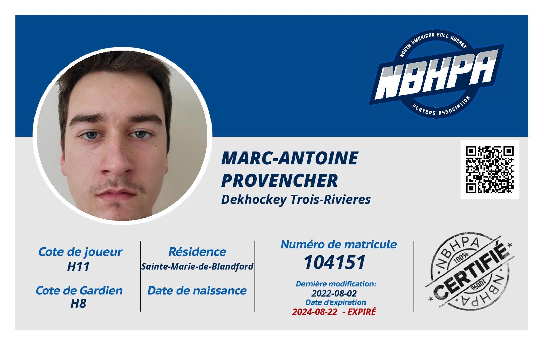 Marc-Antoine Provencher