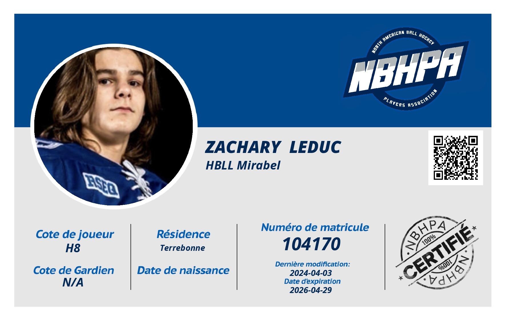 Zachary  Leduc