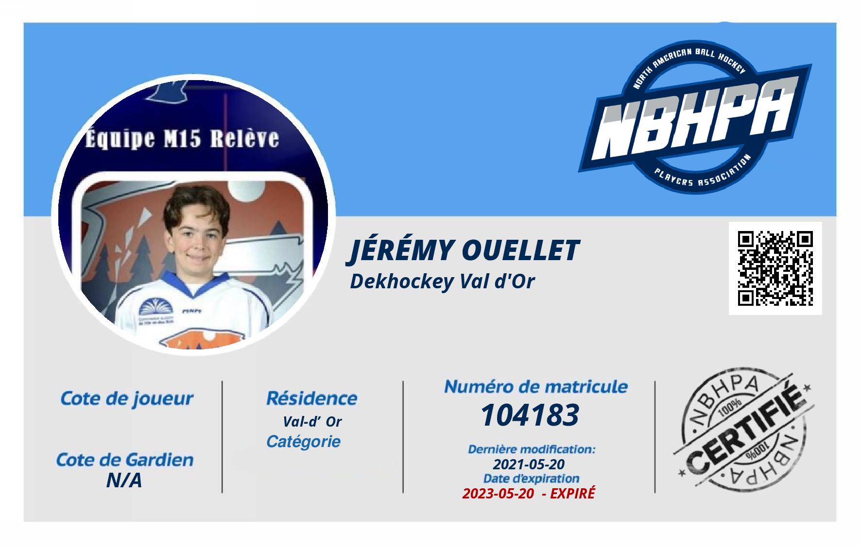 Jérémy Ouellet