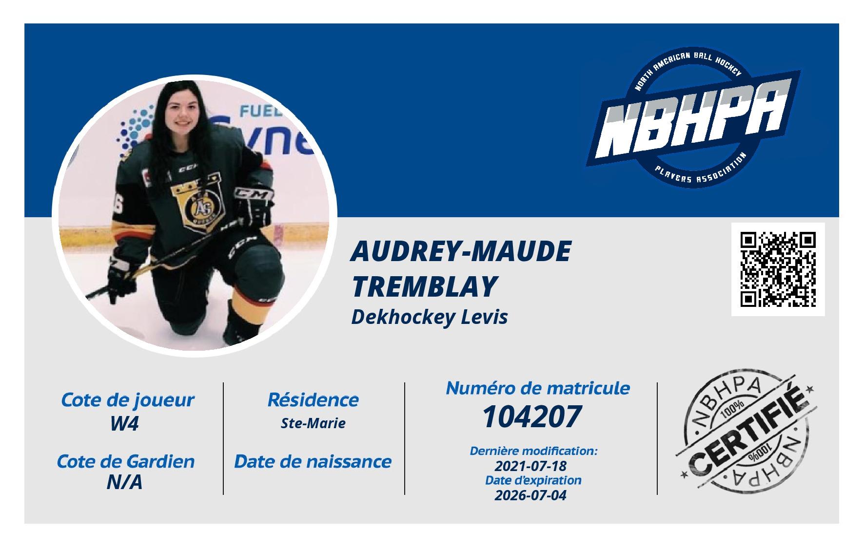 Audrey-Maude Tremblay