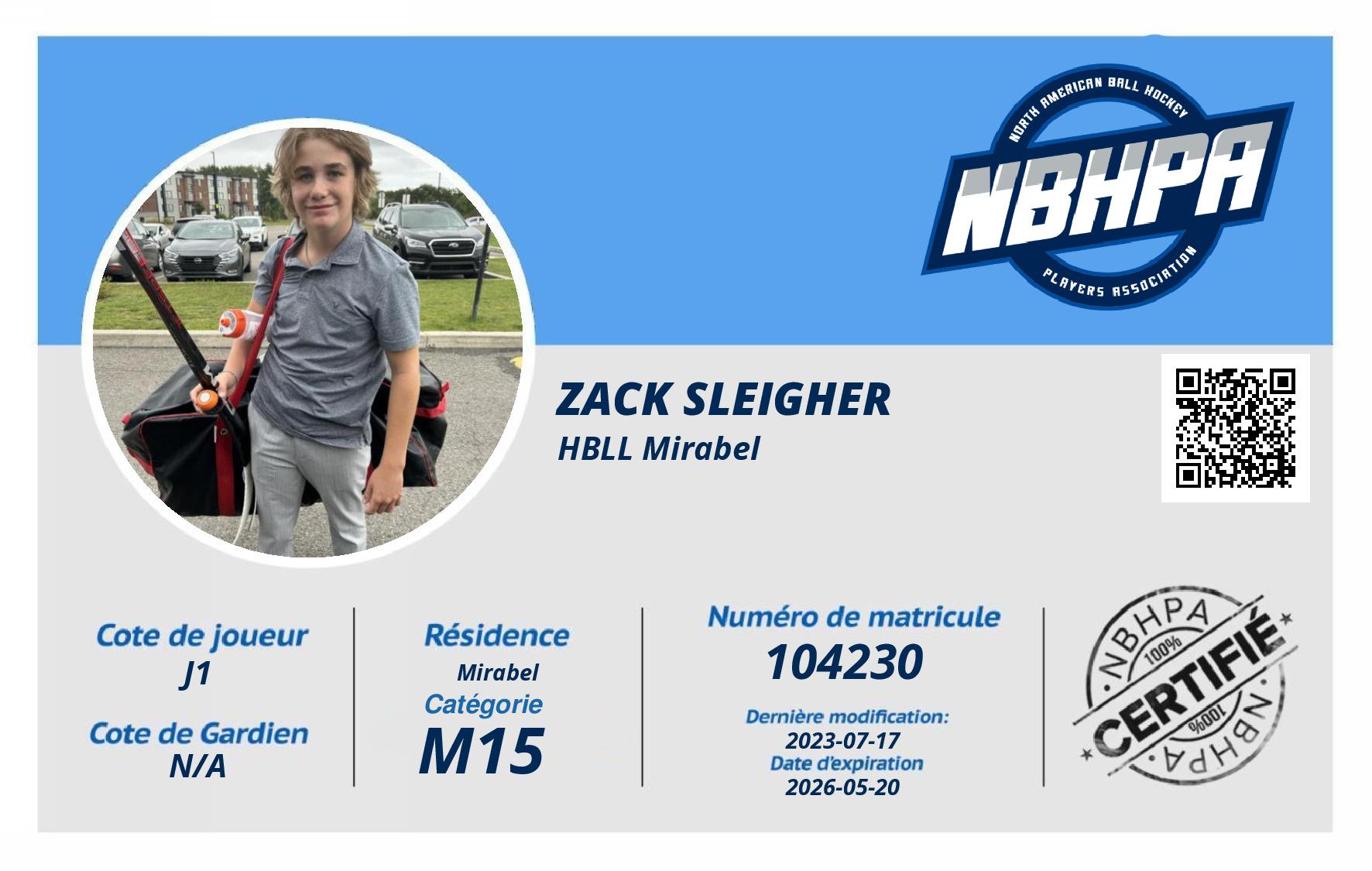 Zack Sleigher