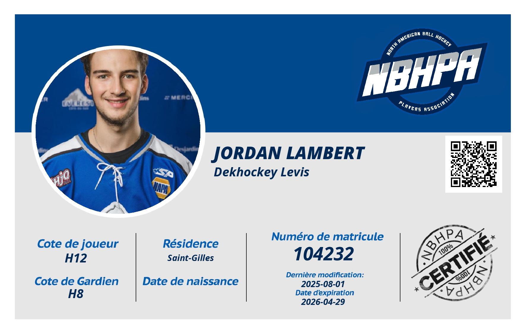 Jordan Lambert