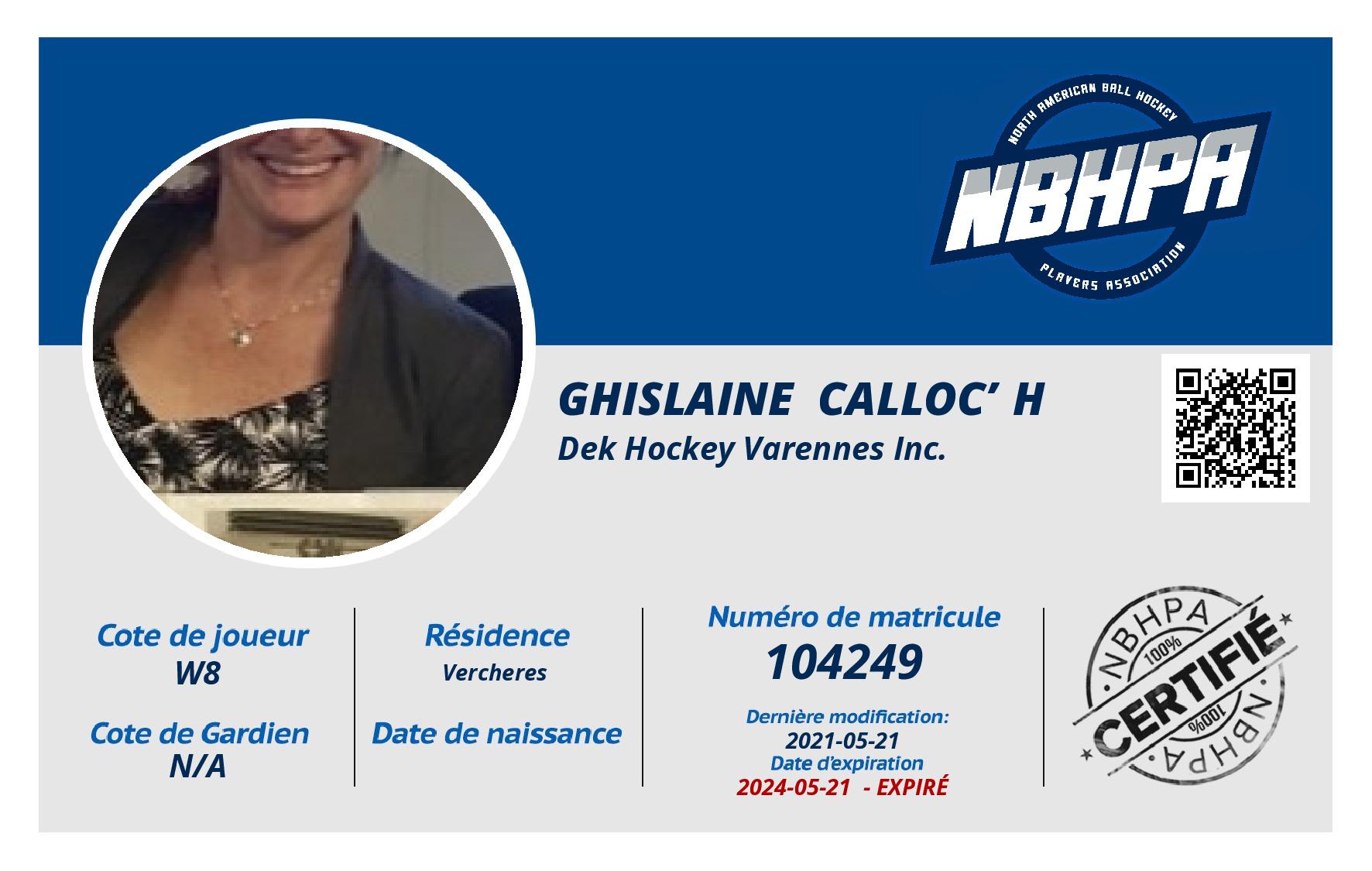 Ghislaine  Calloc’h