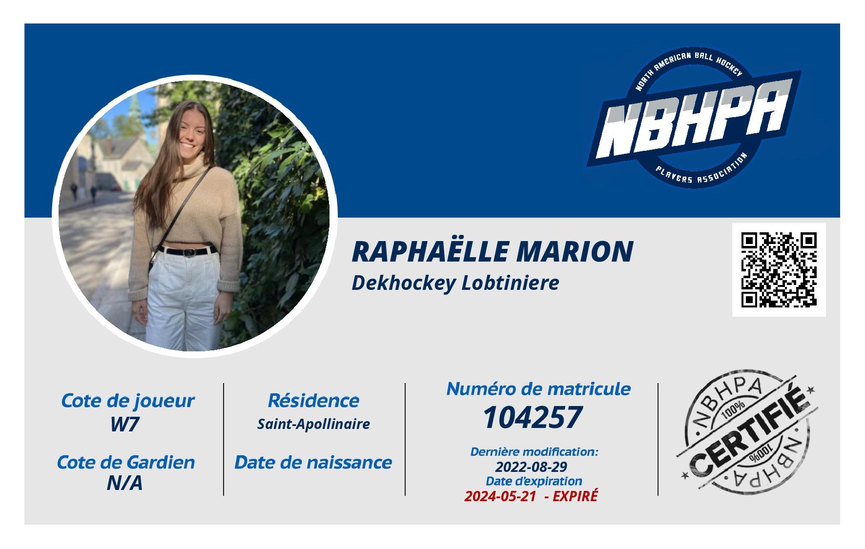 Raphaëlle Marion
