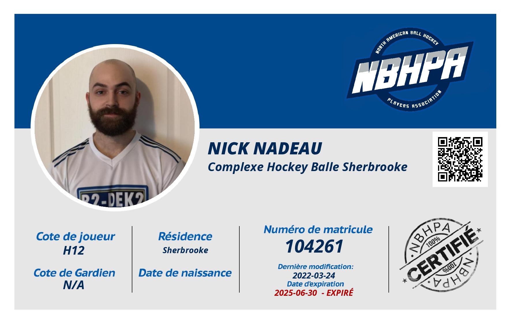 Nick Nadeau
