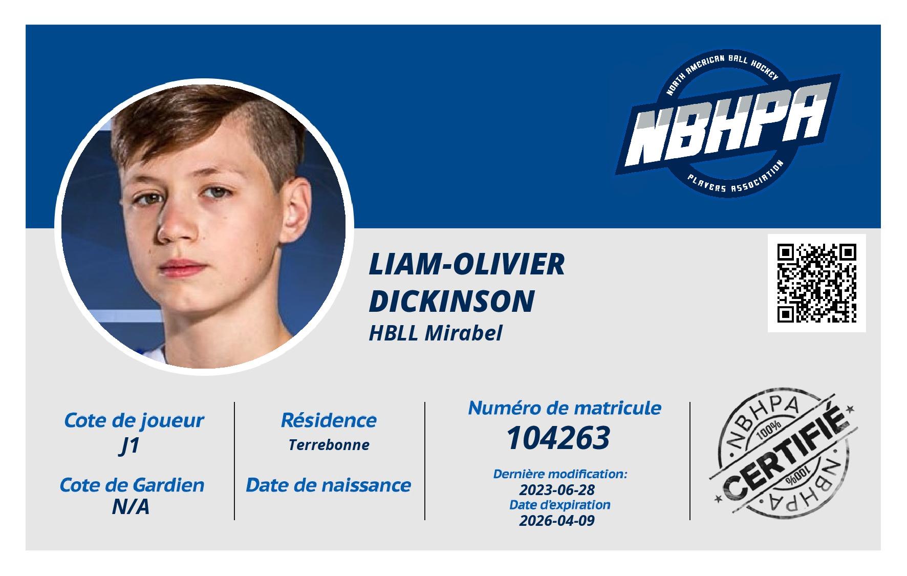 Liam-Olivier Dickinson