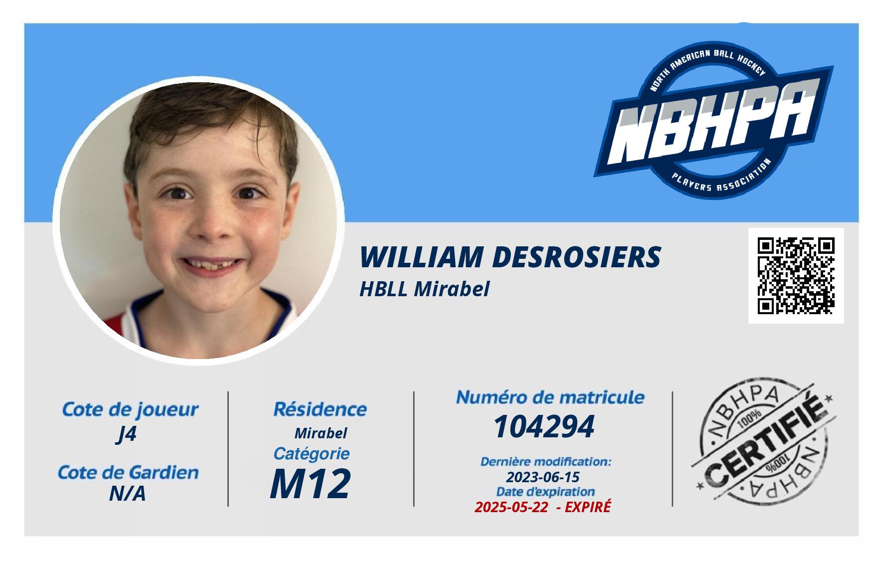William Desrosiers