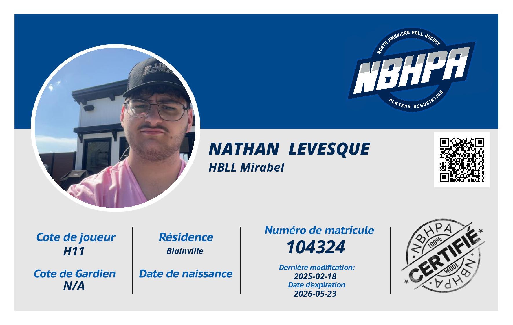 Nathan  Levesque