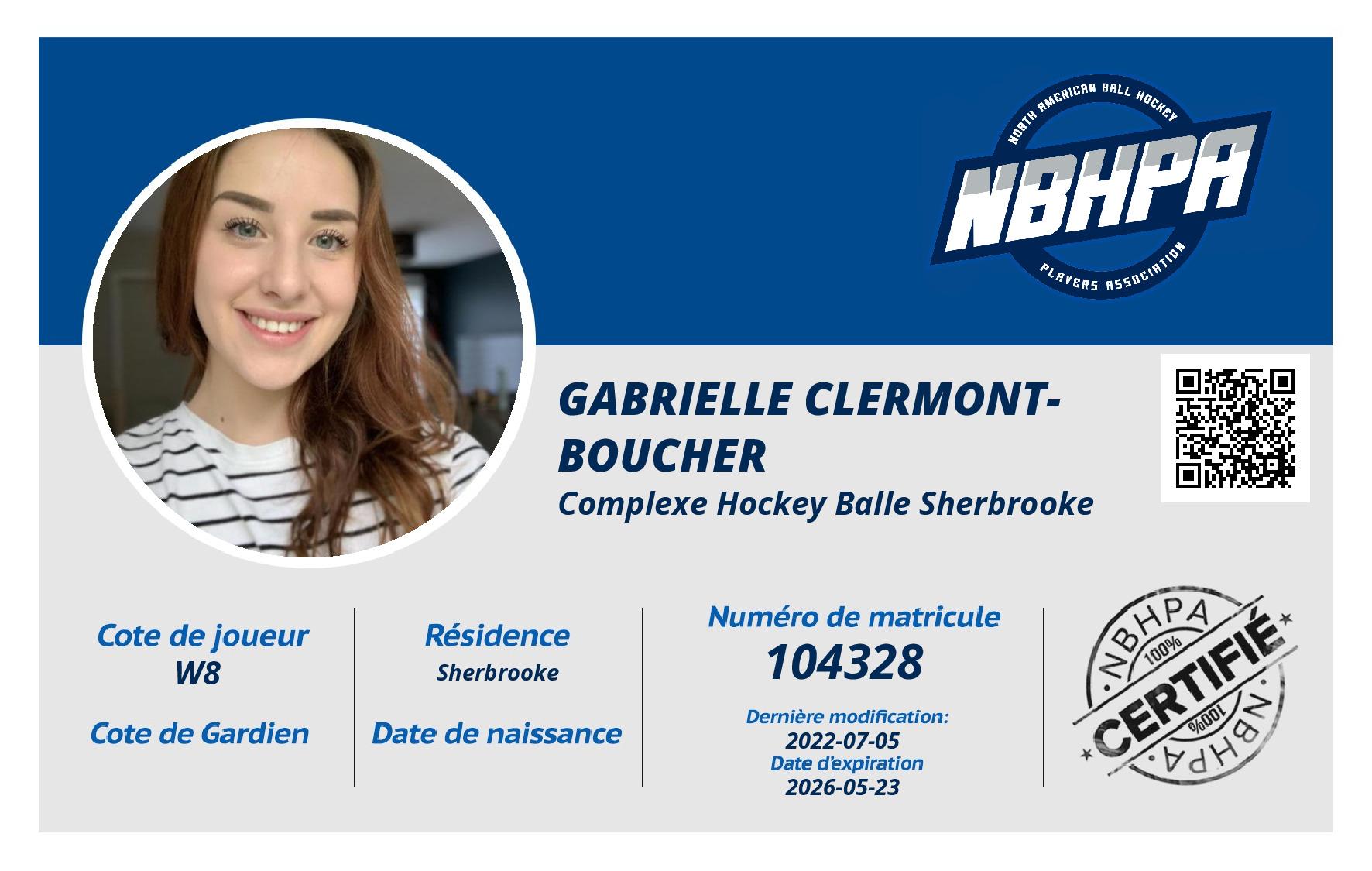 Gabrielle Clermont-Boucher