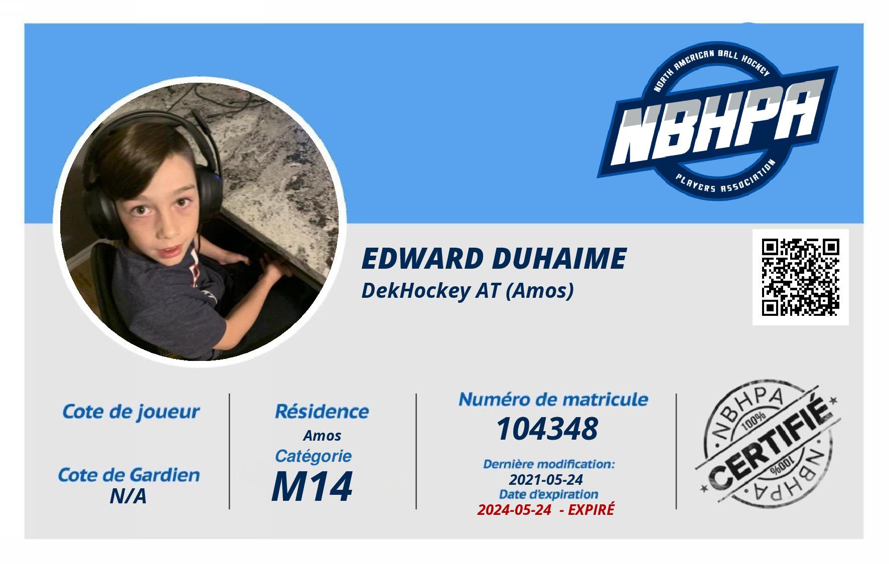 Edward Duhaime