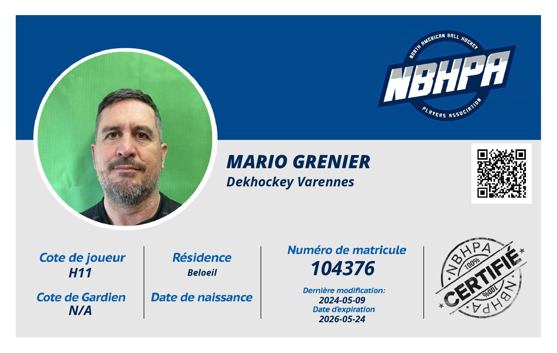 Mario Grenier