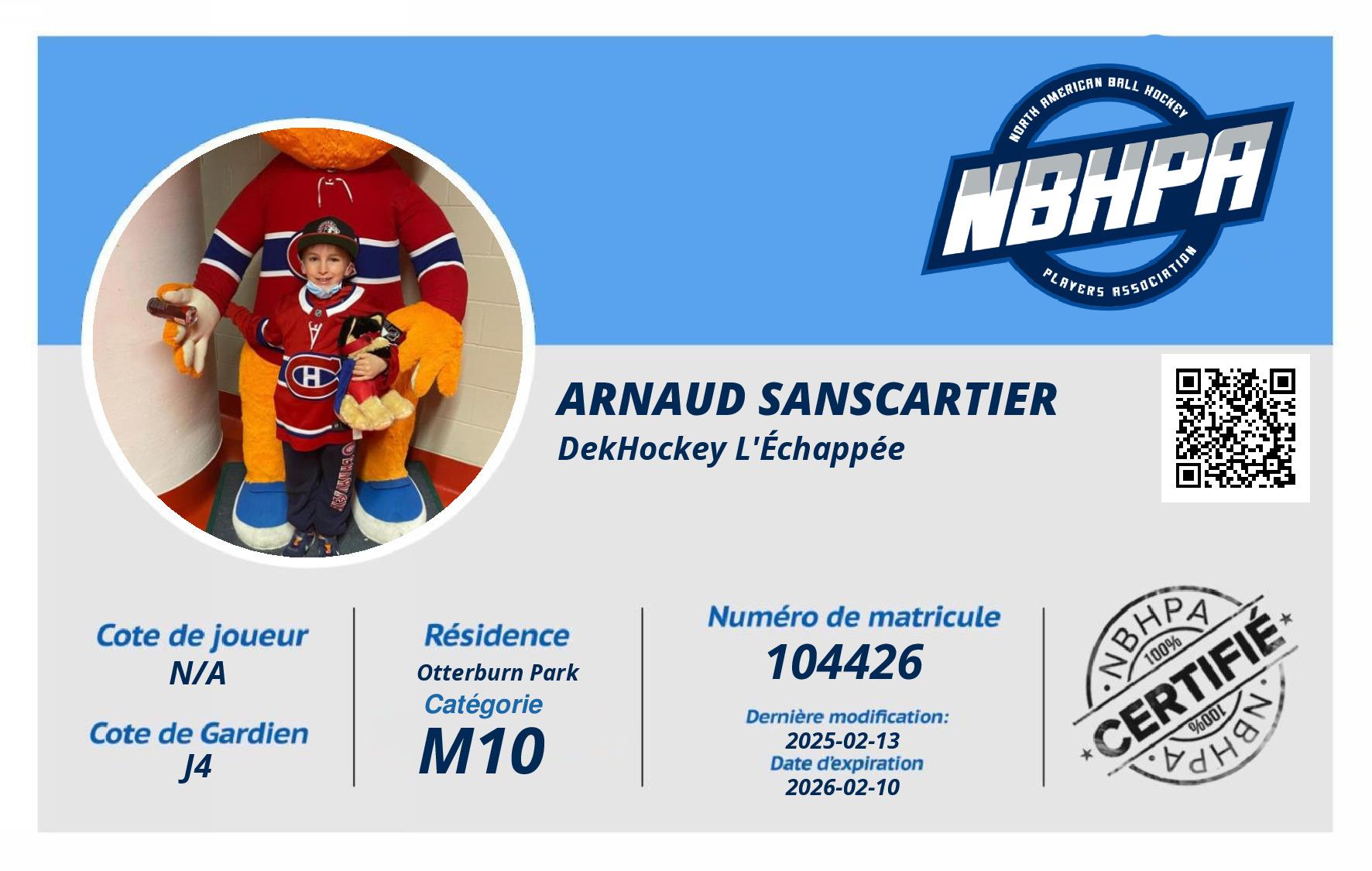 Arnaud Sanscartier