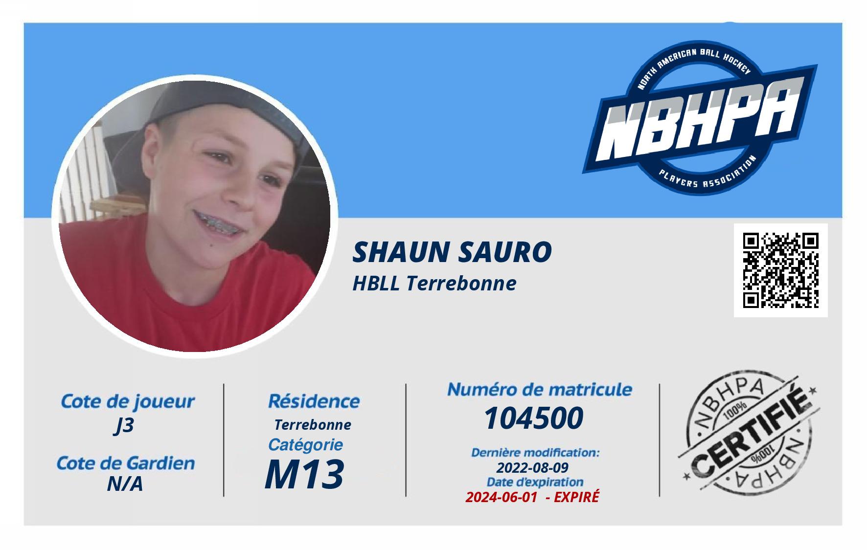 Shaun Sauro
