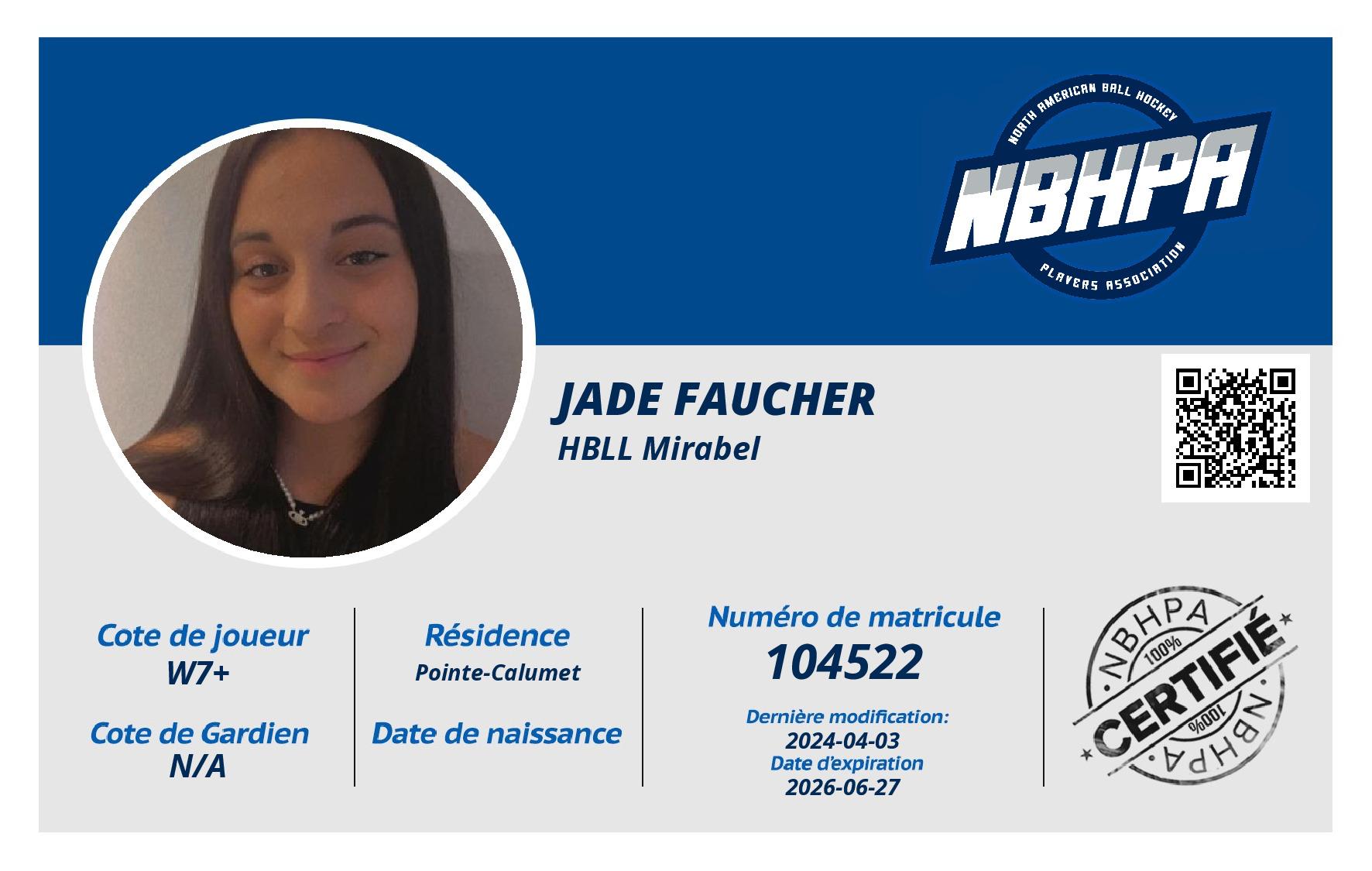 Jade Faucher