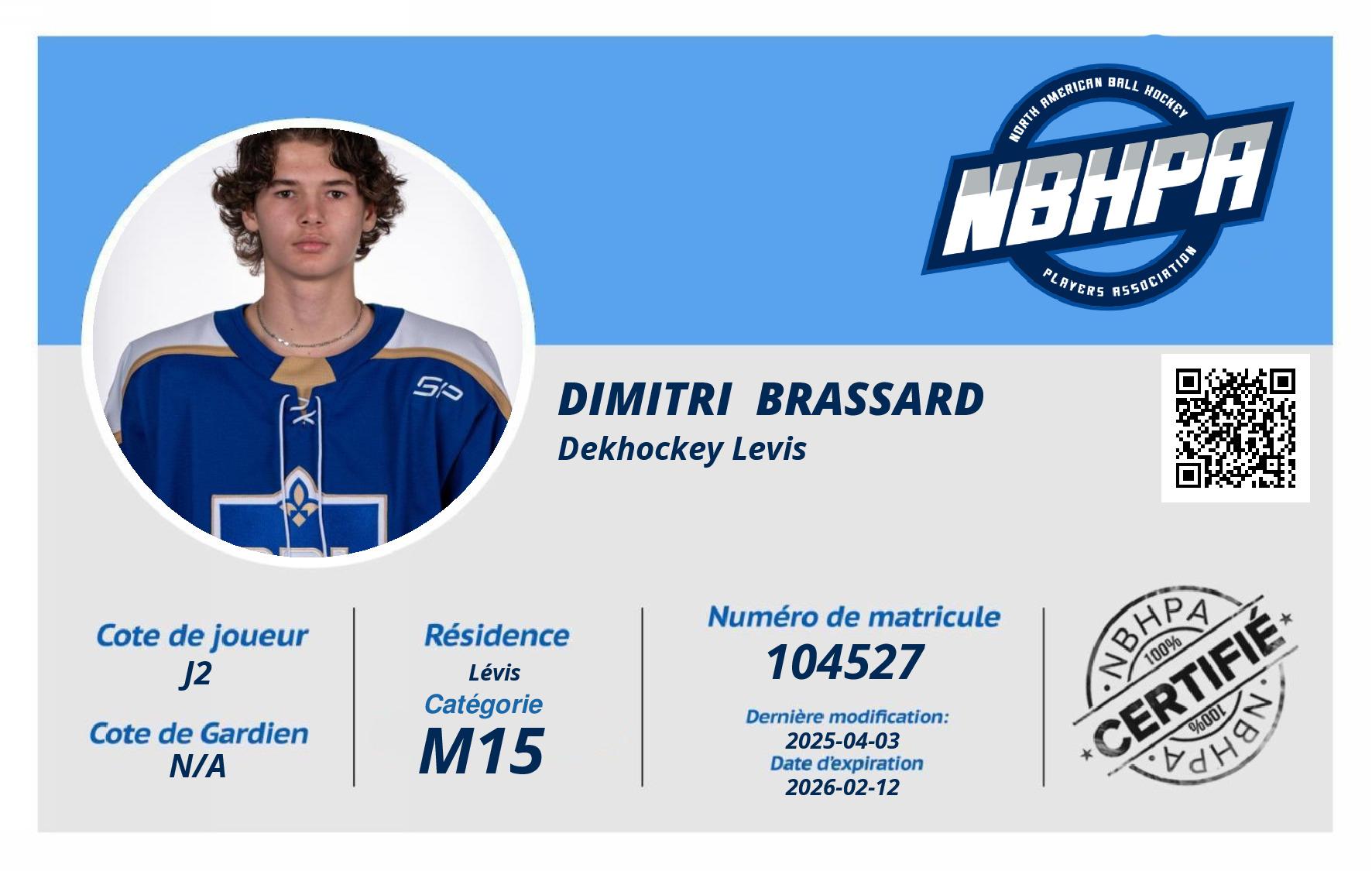 Dimitri  Brassard