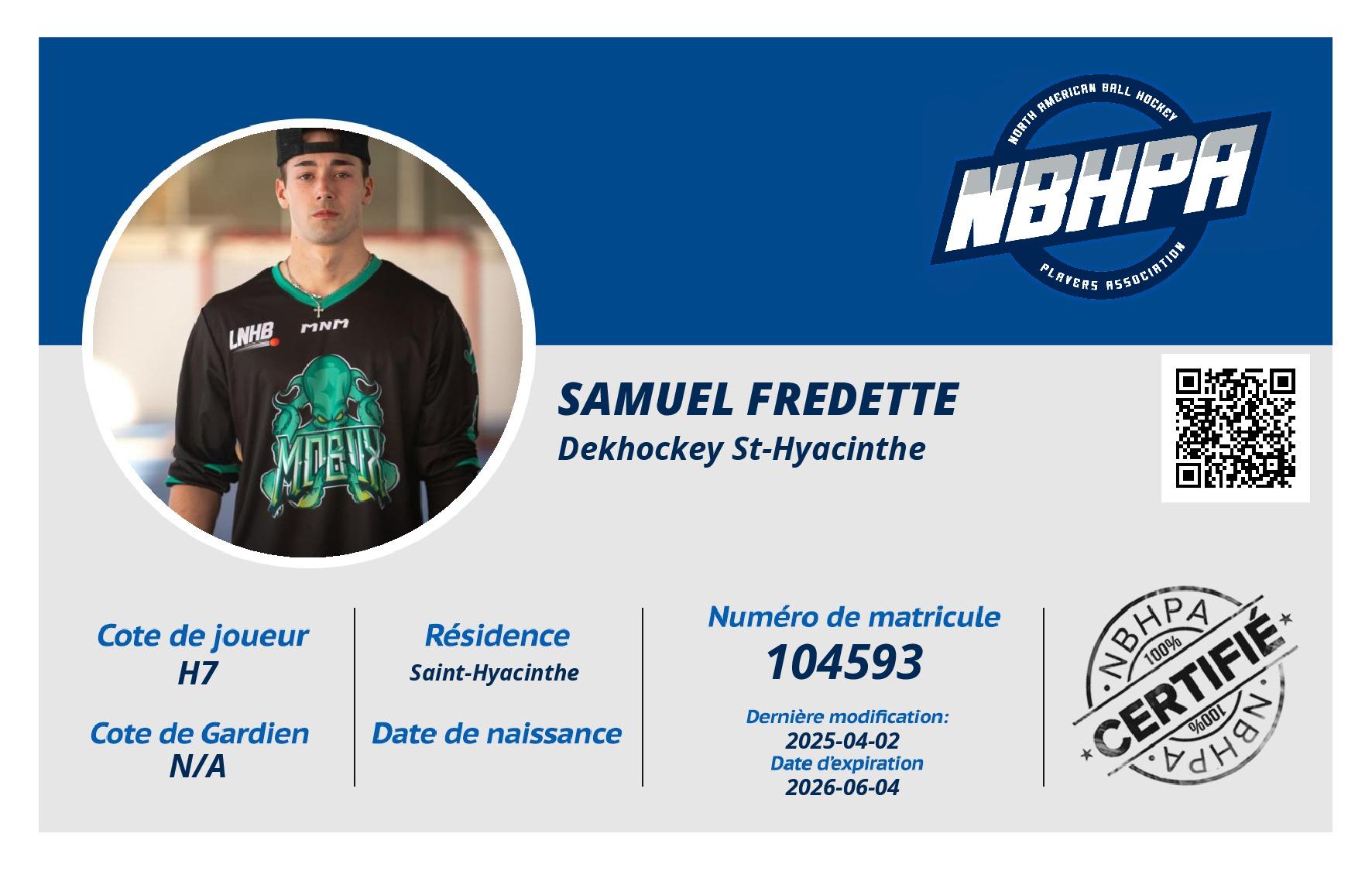 Samuel Fredette