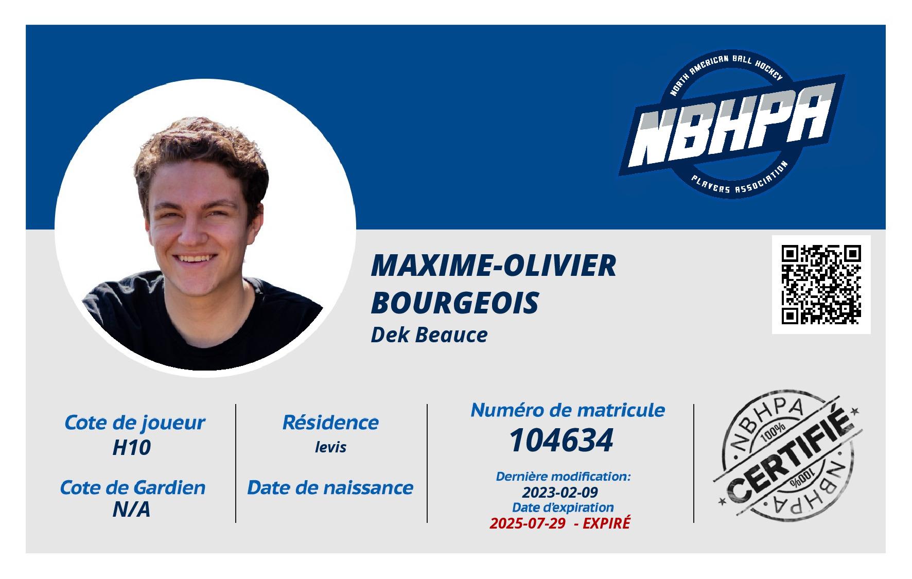 Maxime-Olivier Bourgeois