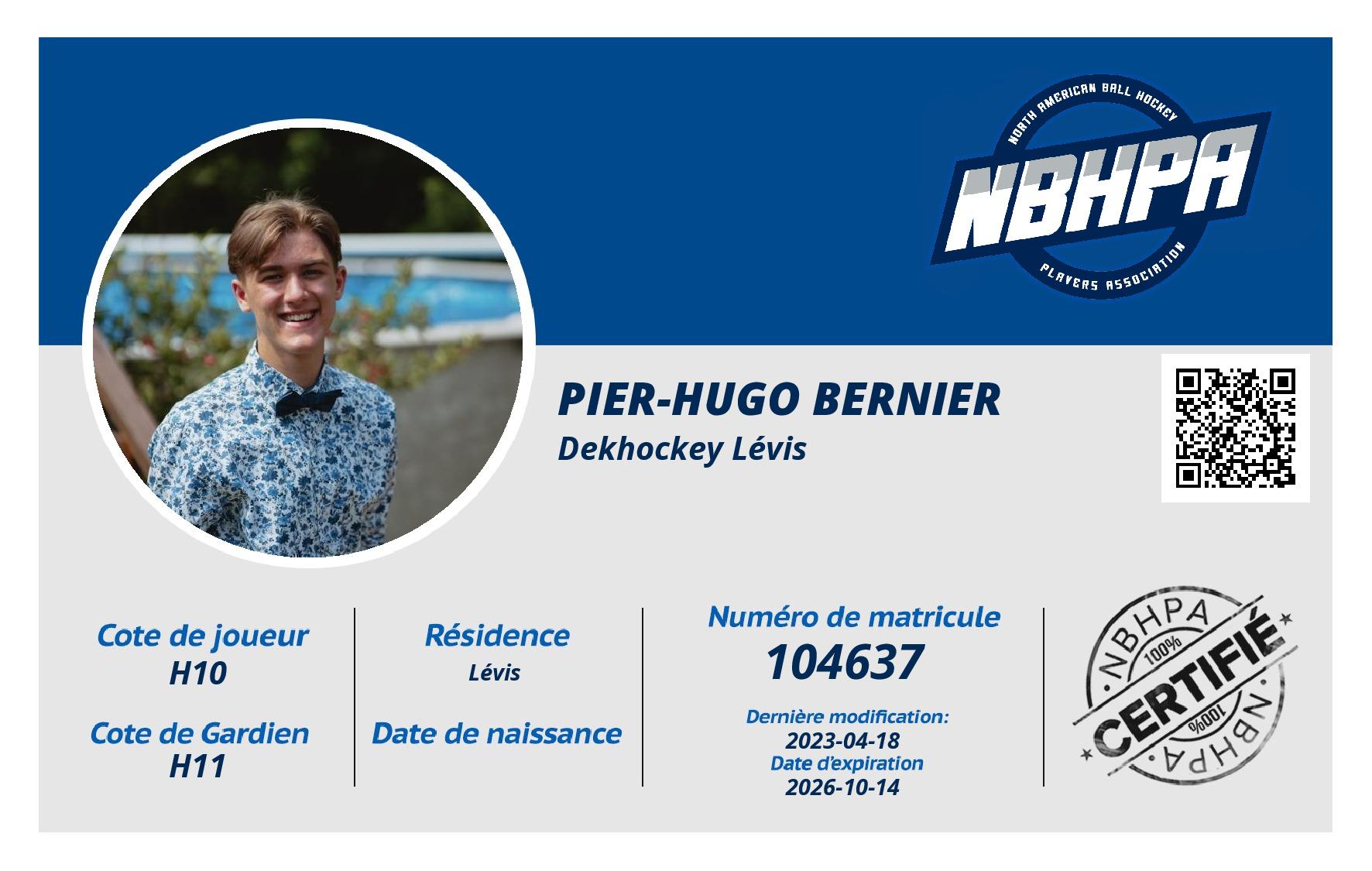 Pier-Hugo Bernier