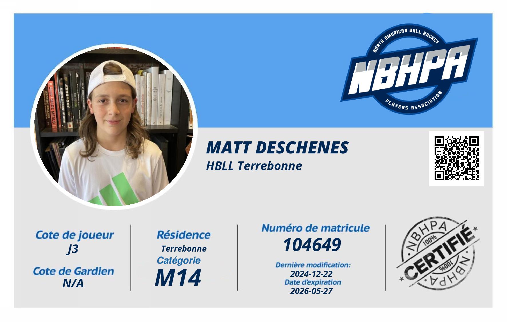 Matt Deschenes