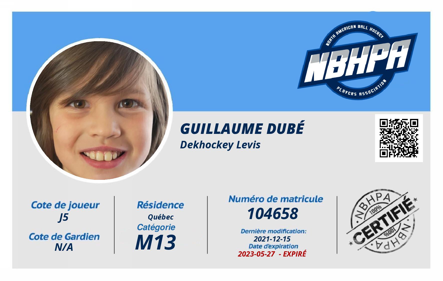 Guillaume Dubé