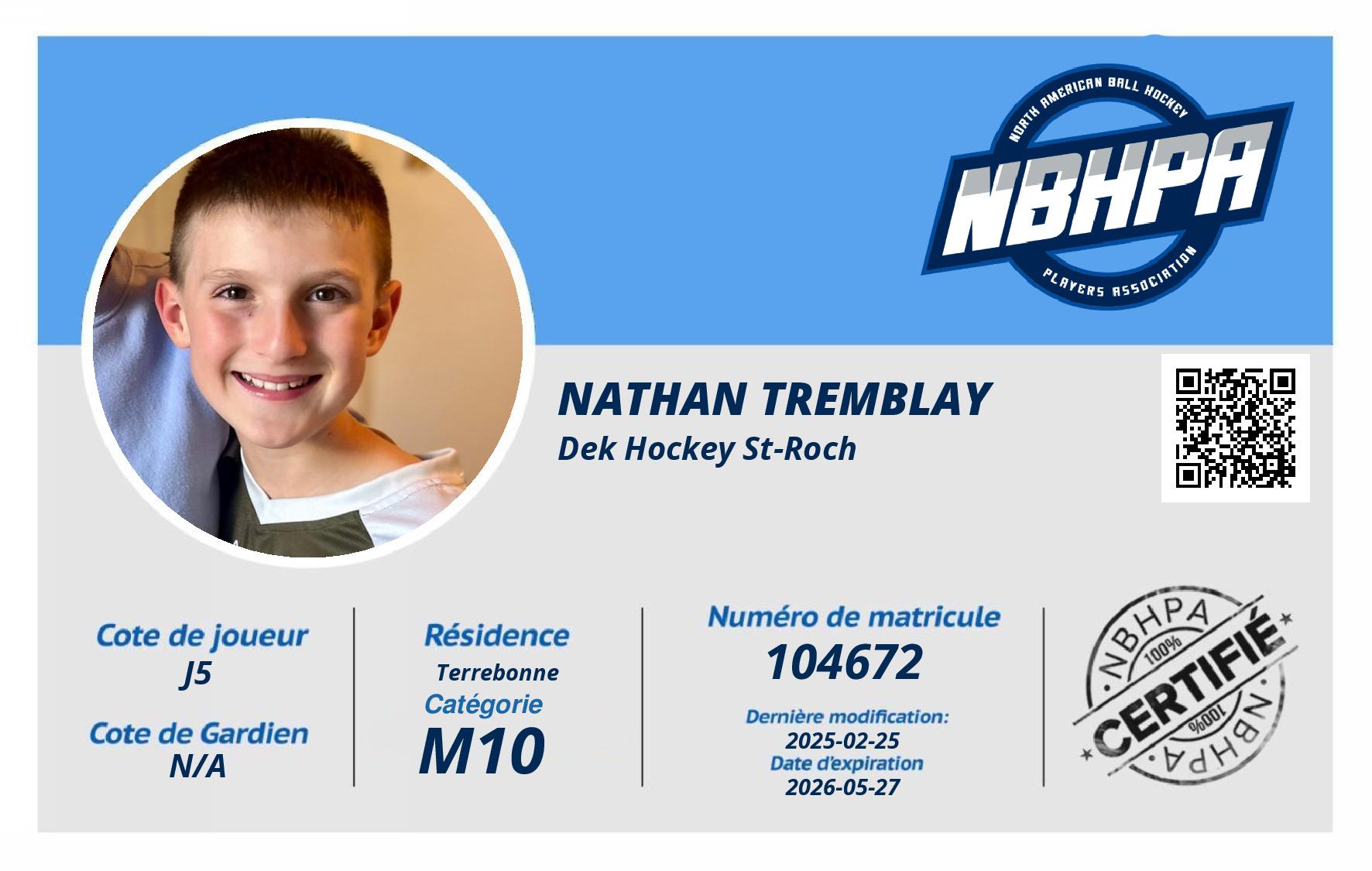 Nathan Tremblay