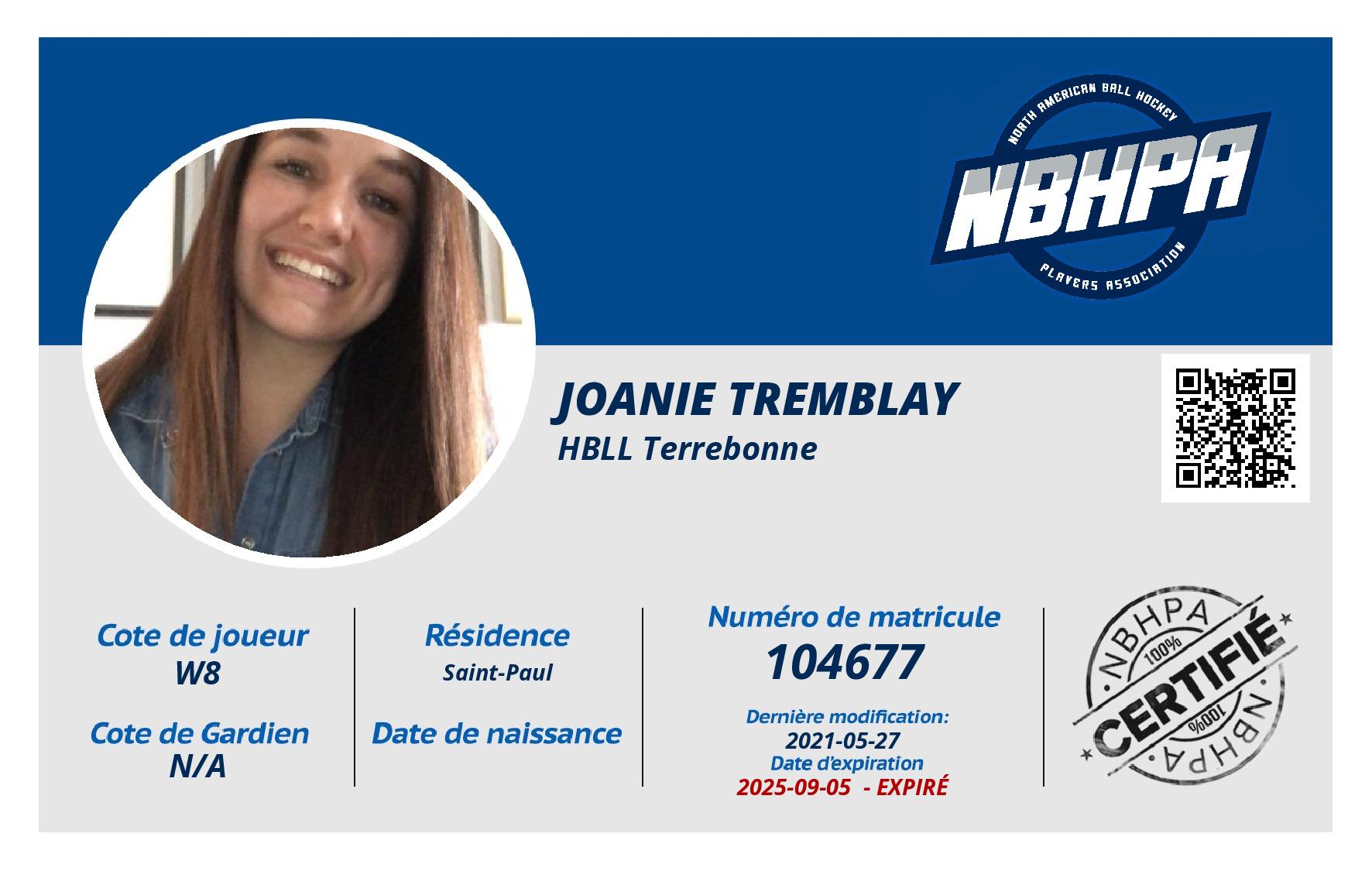 Joanie Tremblay