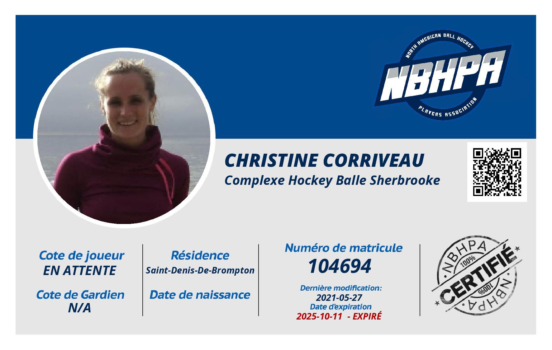 Christine Corriveau