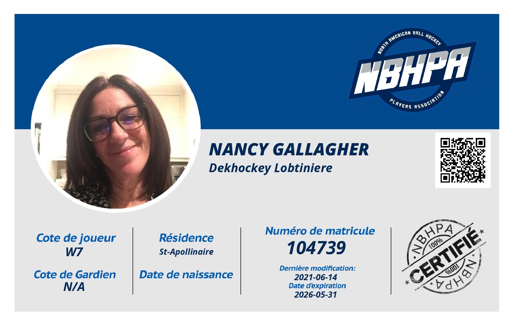 Nancy Gallagher